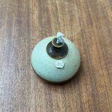 Mid-century Danish studio ceramic oil lamp by Bjergard, 1960s.