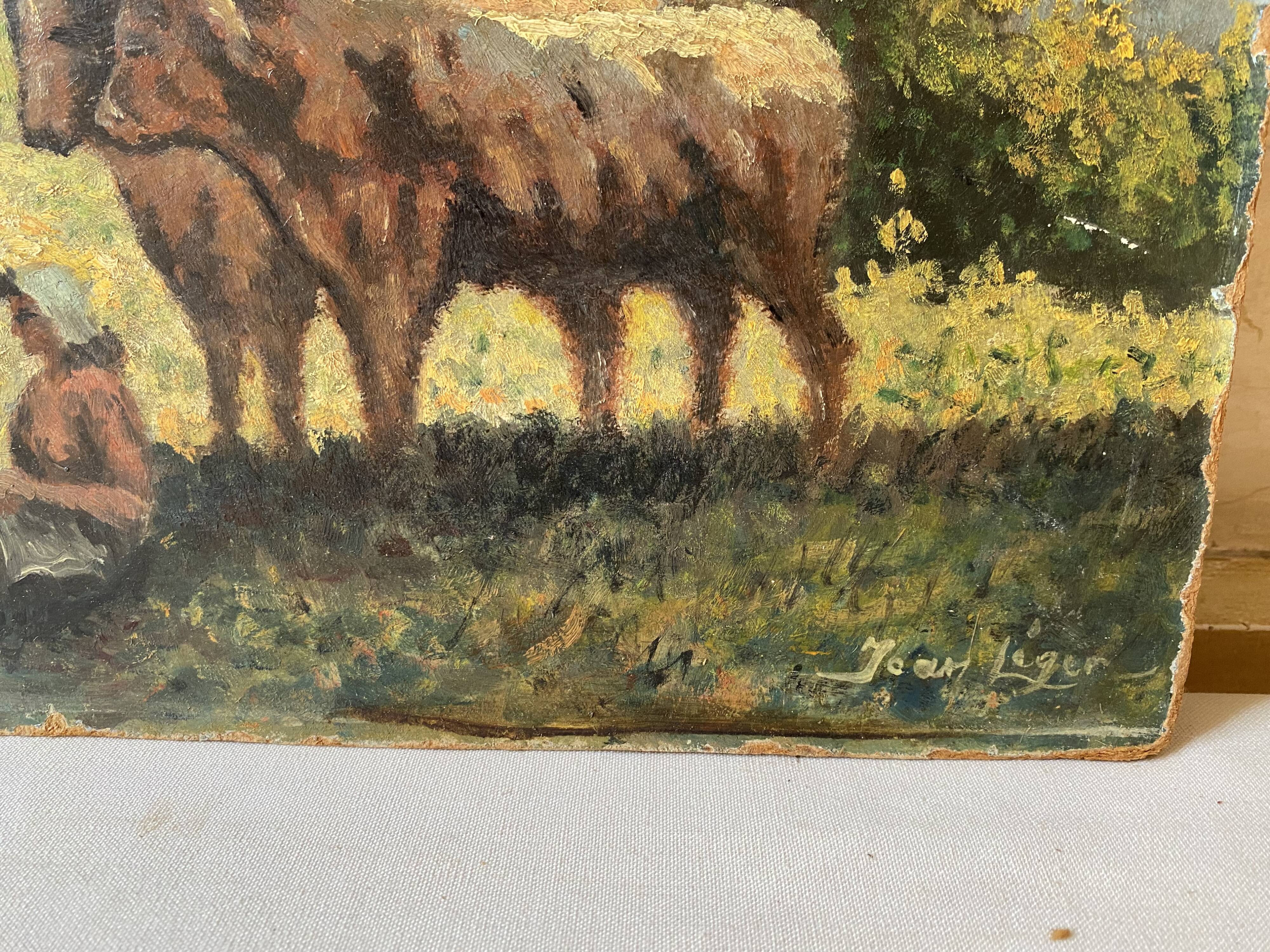 Peinture impressionniste signée