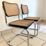 Suite of 4 chairs Cesca B32 by Marcel Breuer