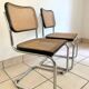Suite de 4 chaises Cesca B32 de Marcel Breuer