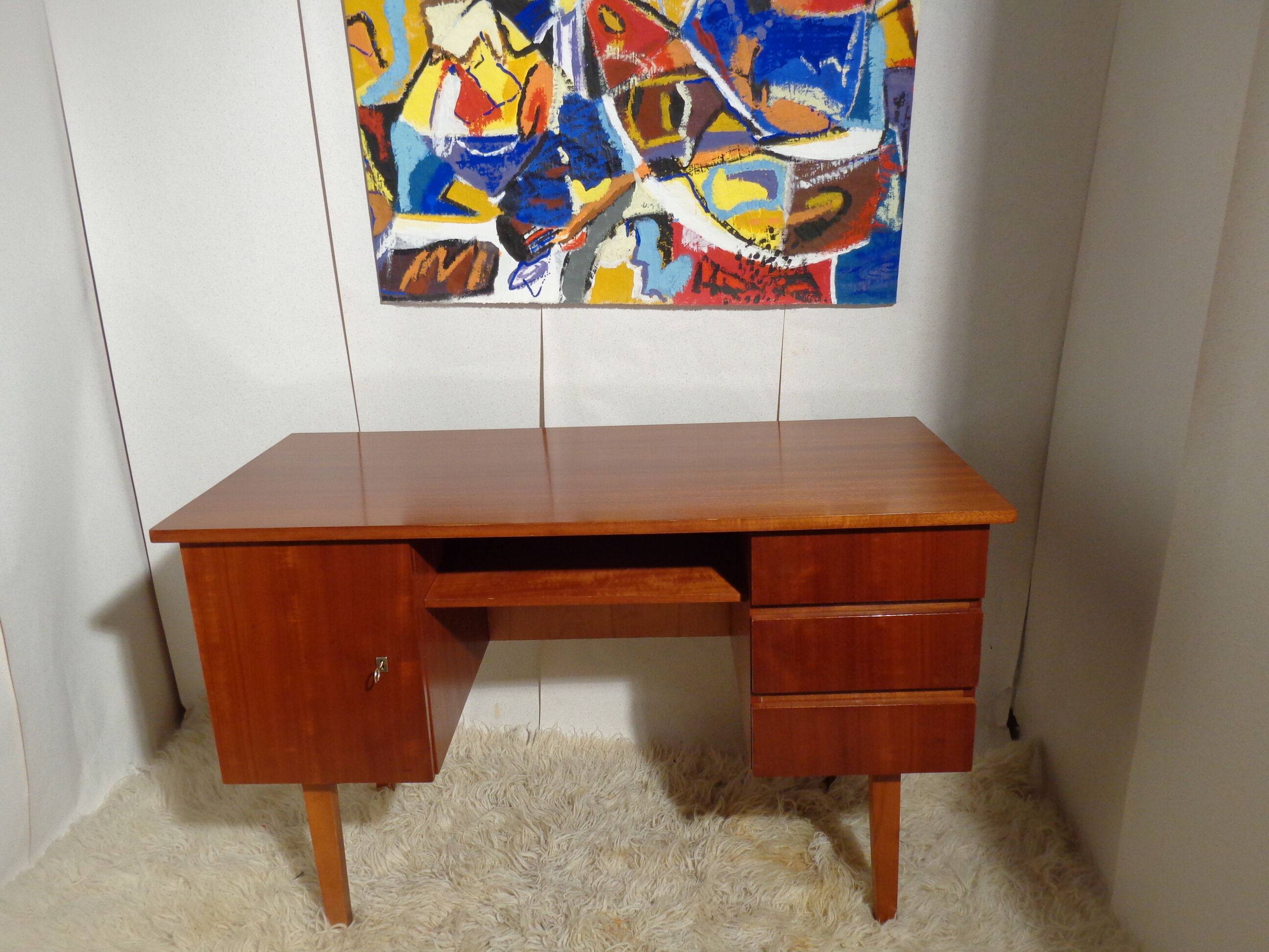 Vintage office of the 60s golden oak