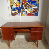 Vintage office of the 60s golden oak