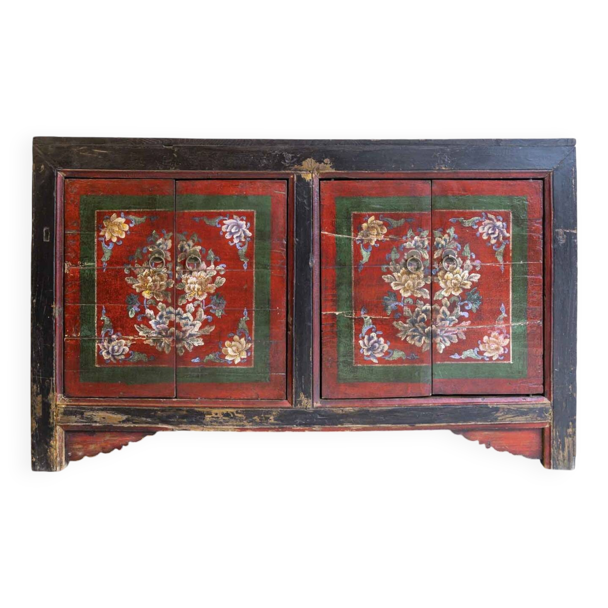 Antique Chinese 4-door sideboard