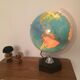 Lampe Globe terrestre mappemonde Grange Batelière 1973