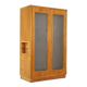 Vintage maple veneer wardrobe, design, Italy, 1950s