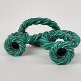 Candlestick 2 ceramic lights from Vallauris