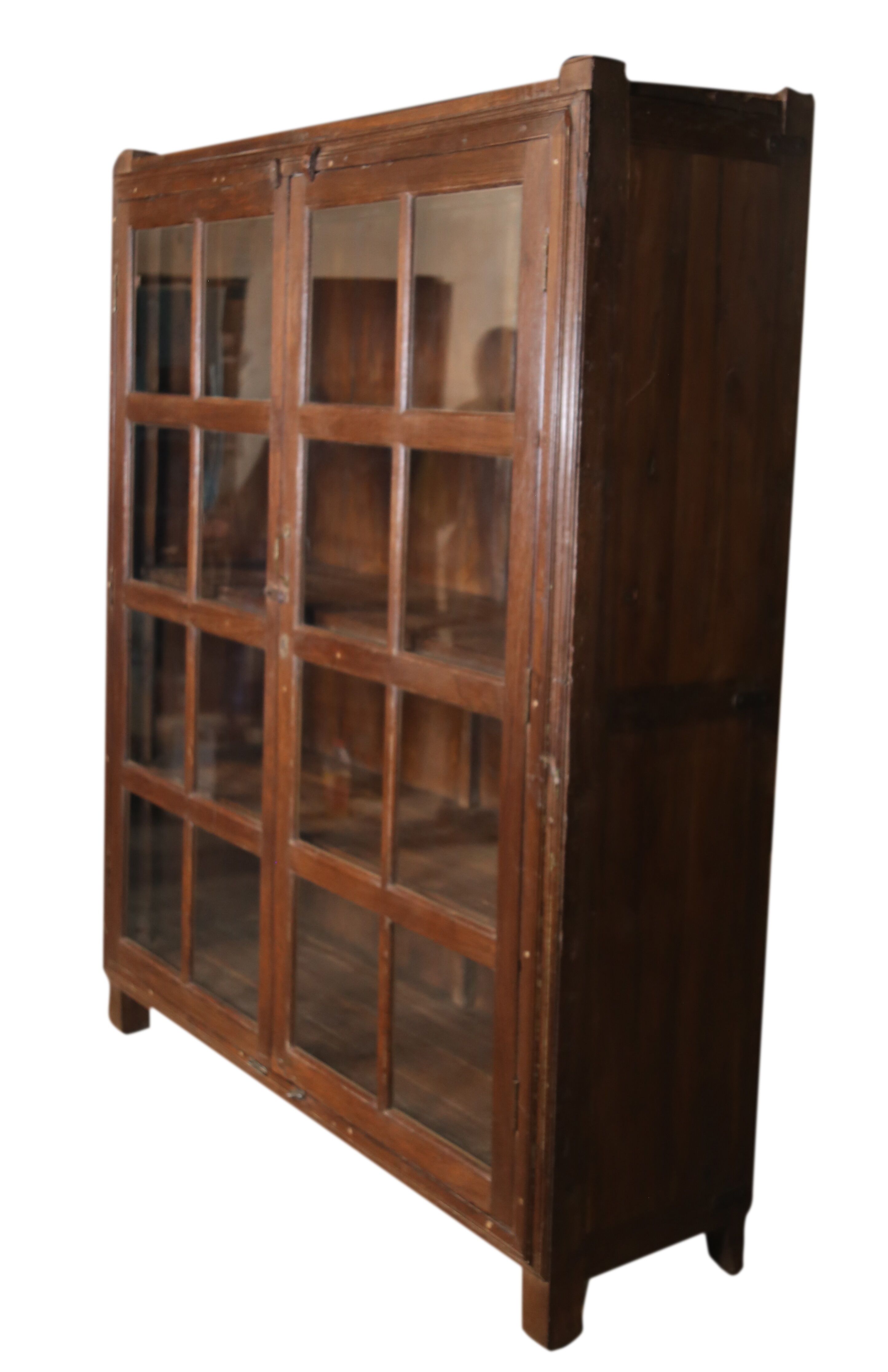 Glazed croat in ancient Burmese teak