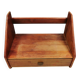 Wall shelf/bedside table in stained beech, designed by Hans J. Wegner 1960s