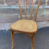 Viennese chair bentwood bistrot café Paris signed Baumann