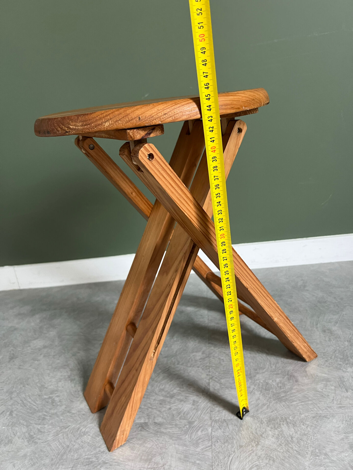 Tabouret bois Roger Tallon