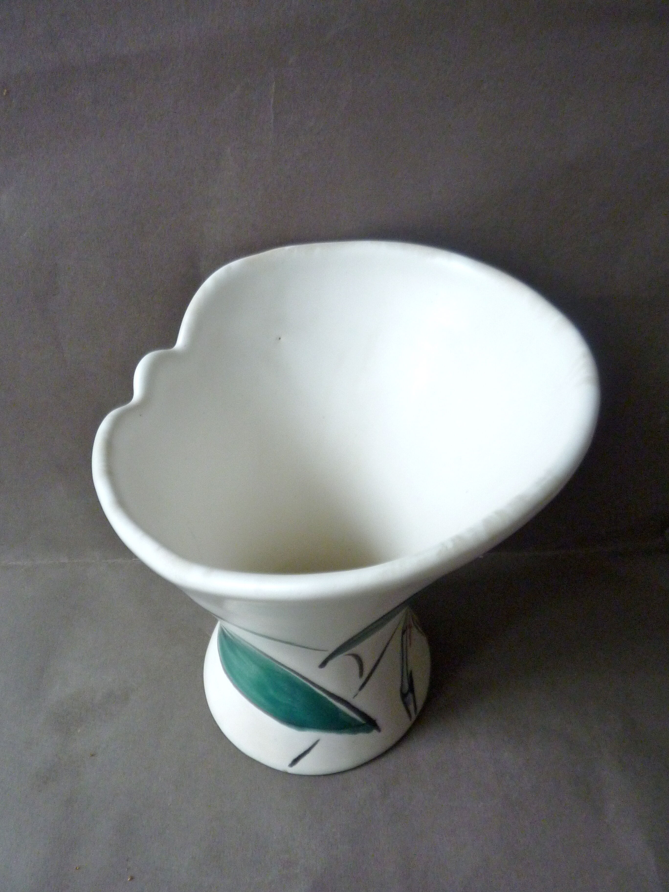 Signed Vallauris FPP in the 1950s ceramic vase