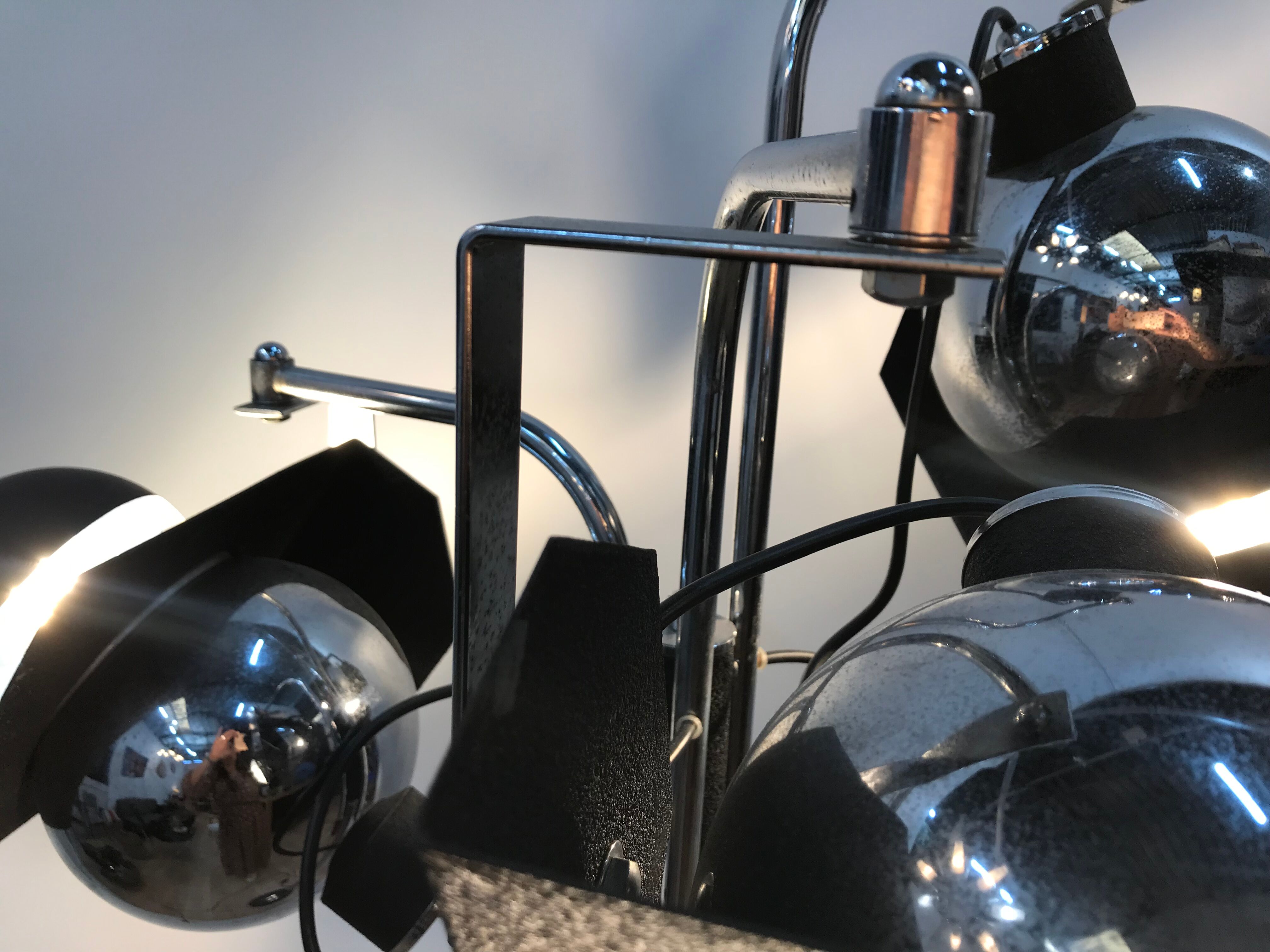 Vintage industrial floor lamp