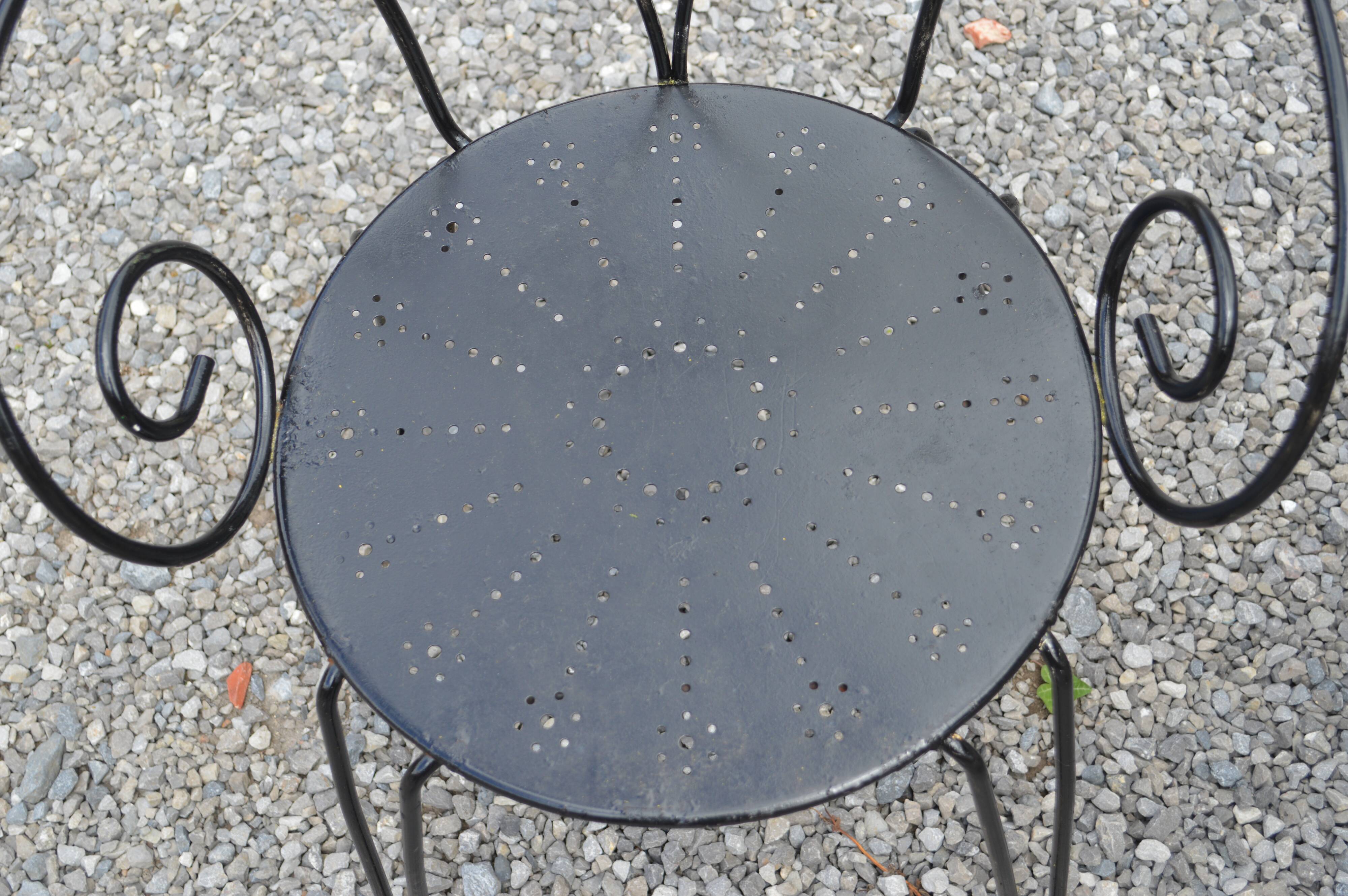 Wrought iron garden set