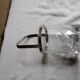 Glass and metal ice bucket