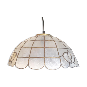 Art Deco mother-of-pearl pendant lamp
