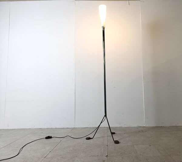 Lampadaire post-moderne en verre de Murano par Veart, 1990