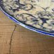 Plate Creil and Montereau in ironstone, Flora model.