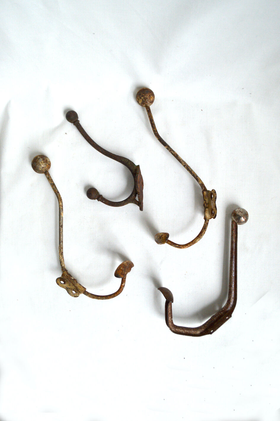 4 vintage school hooks