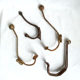 4 vintage school hooks