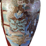 Pairs of satsuma baluster vases signed 19th Meiji period 1868-1912