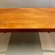 Table haute teck design scandinave 1950