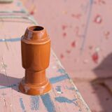 Vase en grès marron