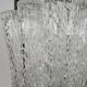 Murano glass chandelier with 14 tubular pendants