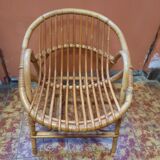 Child chair in rattan