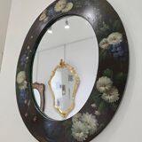 Miroir vintage peint main