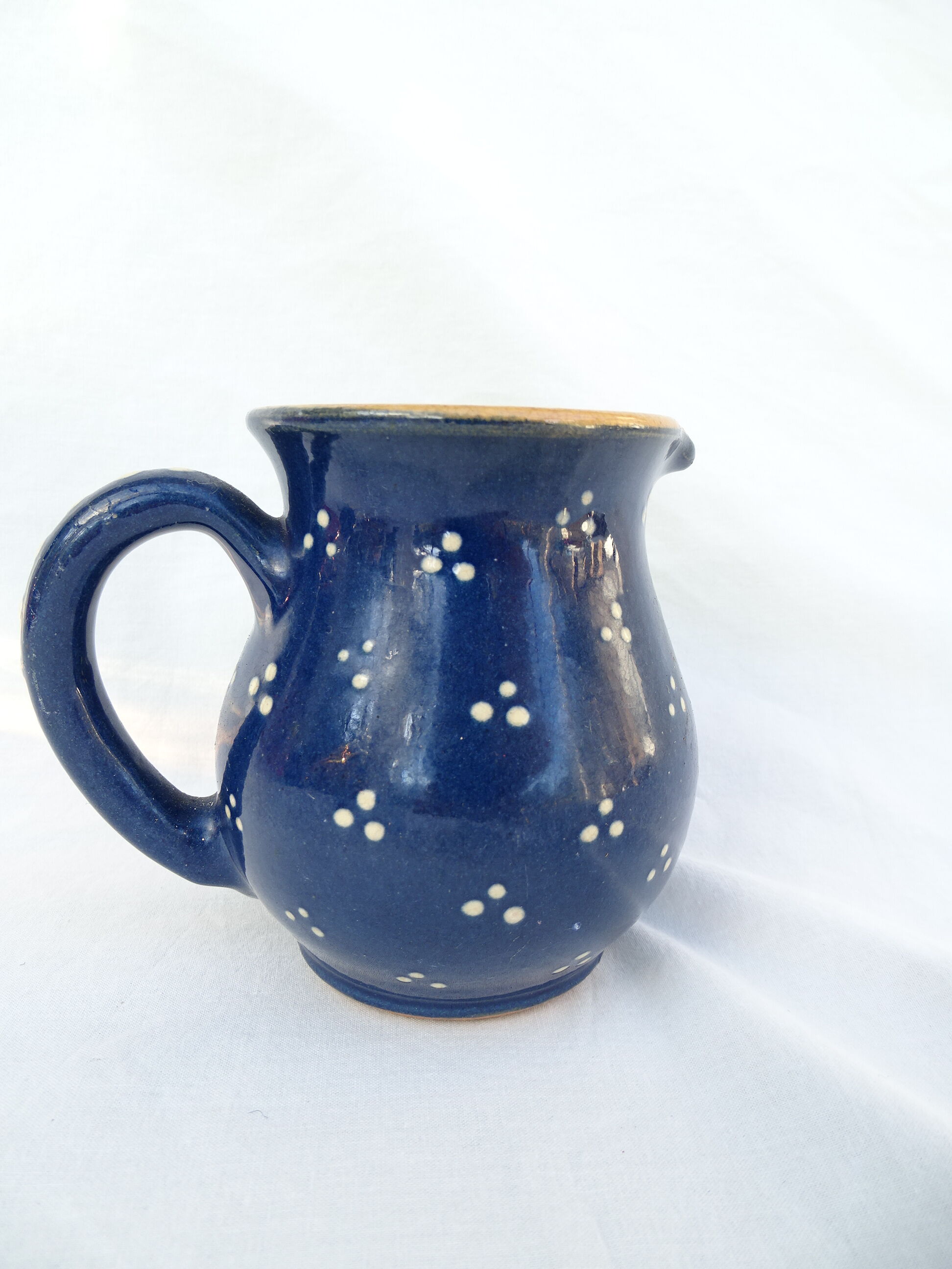 Vintage white pitcher