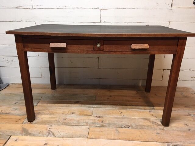 Flat desk black laqué tray 1950