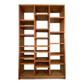 Bibliothèque etagère bois massif