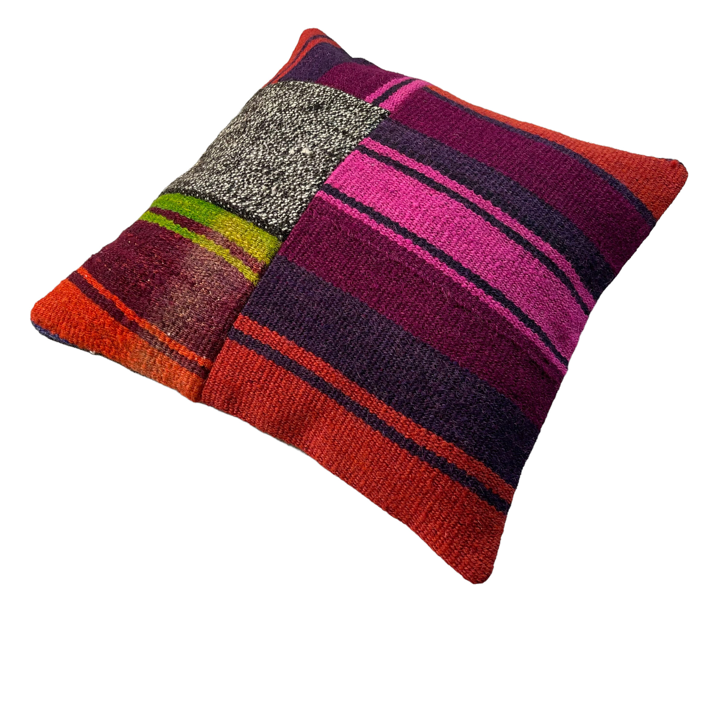 Housse de coussin kilim turc vintage 40 x 40 cm