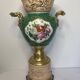 Rococo pedestal vase in Paris porcelain around 1830