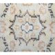 Vintage Turkish Oushak handmade wool cotton yellow runner rug 78x328