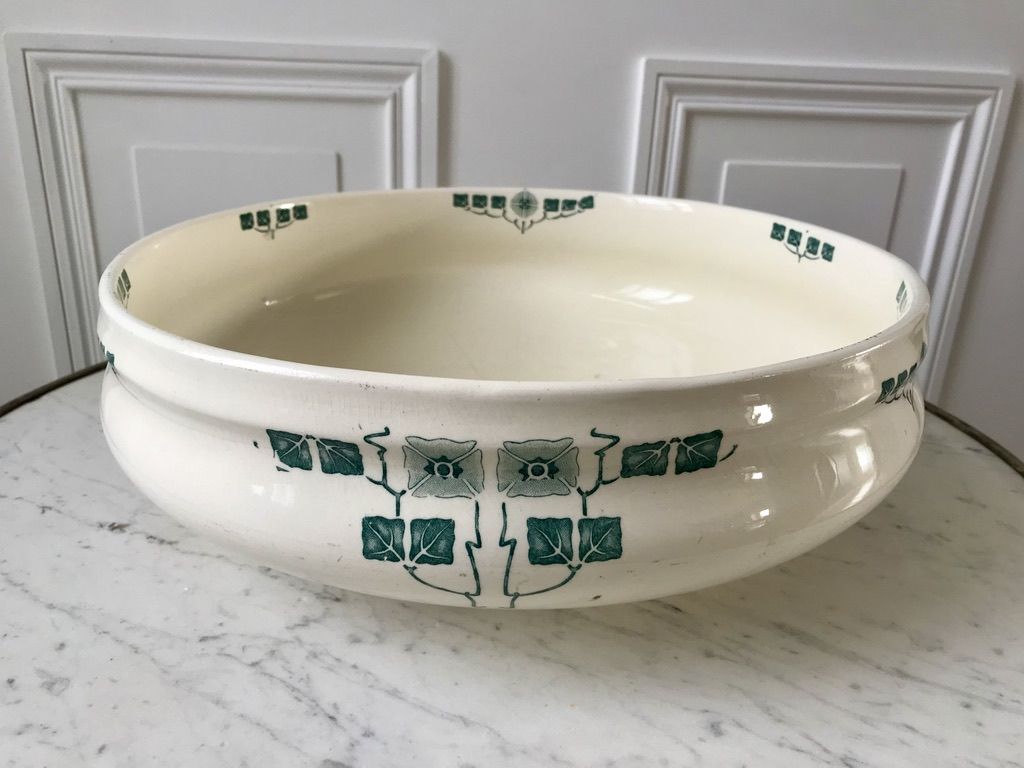 Toilet service in Iron Earth patterned "Brazza" 30-40s