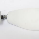 Italian chrome and opaline wall light 1970