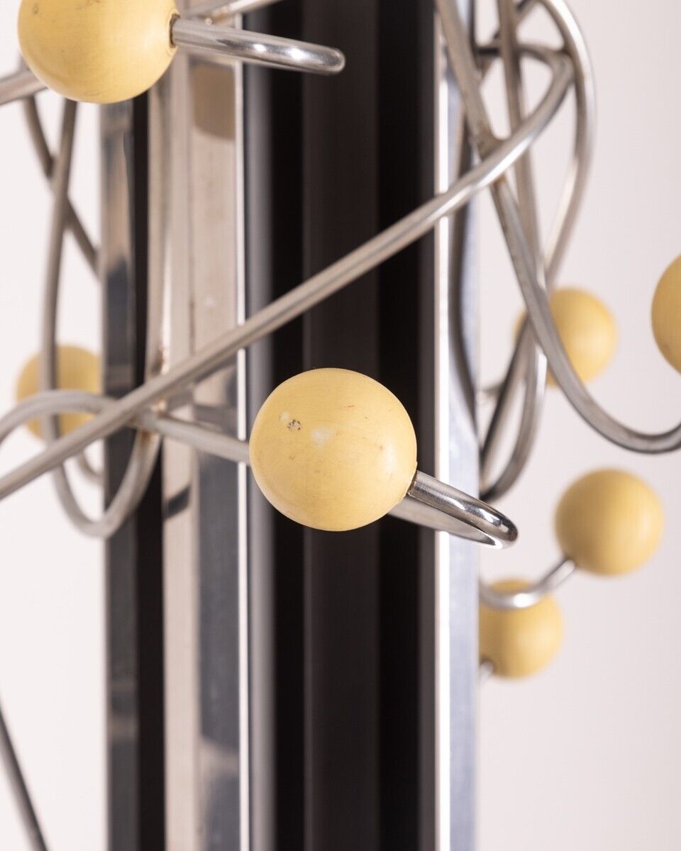 Porte-manteau vintage moderne, design italien des années 1970