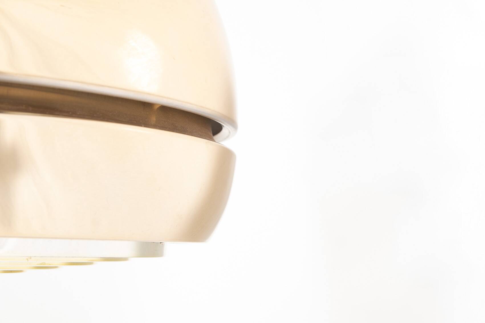 Mid- Century golden pendant lamp, Sweden