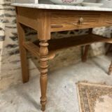 Stripped vanity unit or dressing table