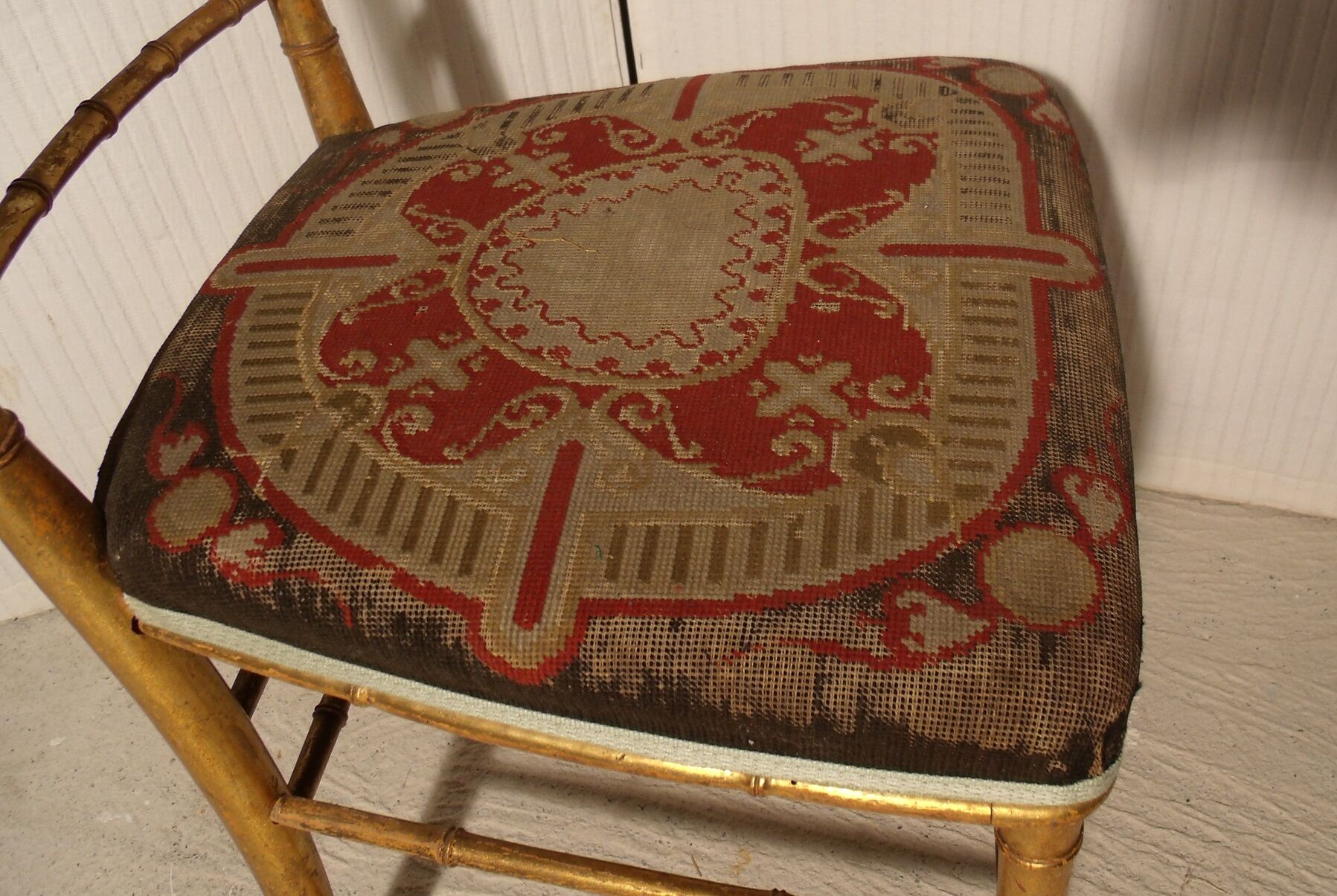 Napoleon III golden chair