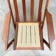 Mid-century Danish rocking chair set with footrest by Poul Volther for Frem Røjle, 1960s.