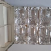 6 brandy glasses Bayel Cristallerie Royales De Champagne