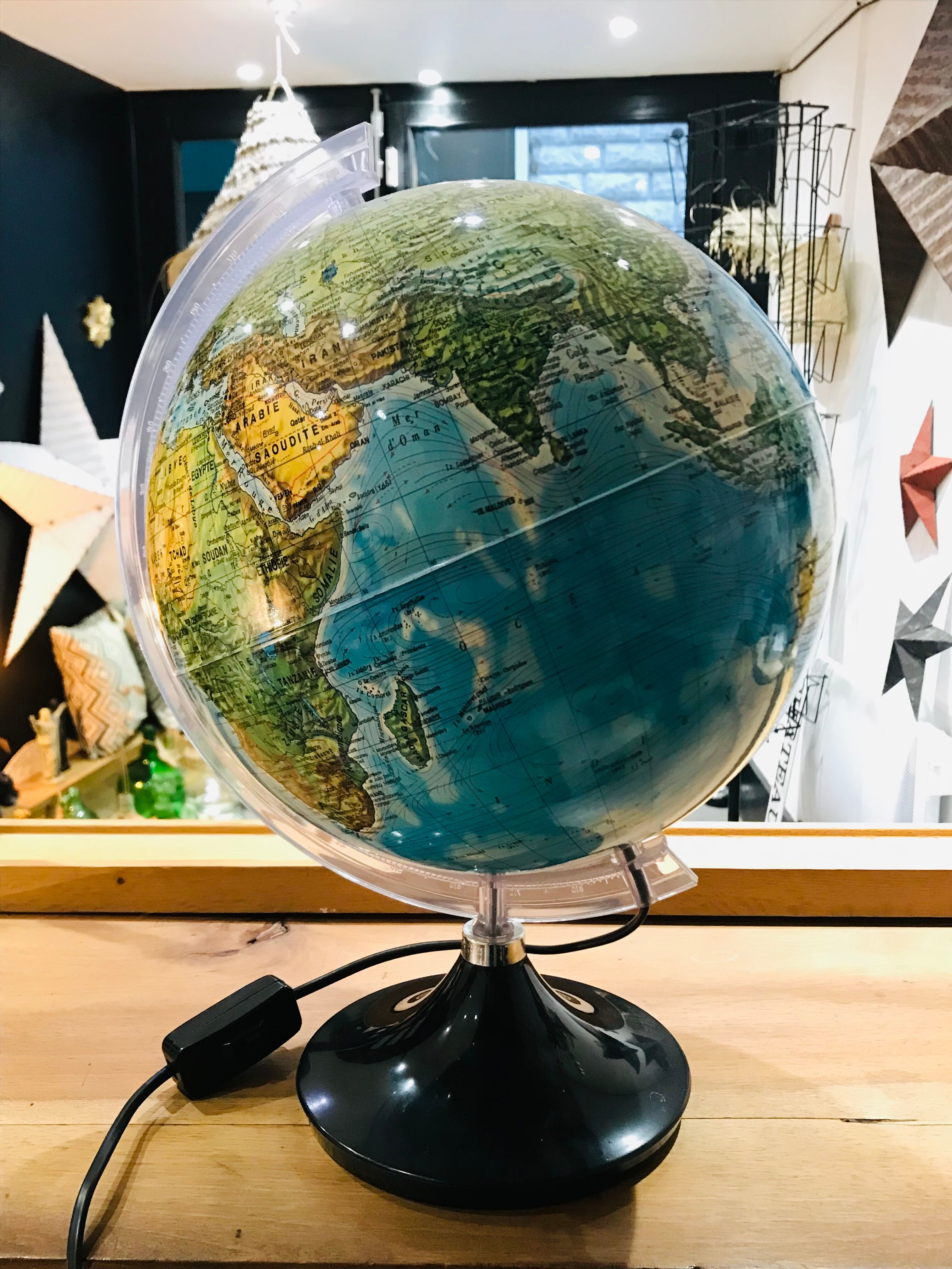 Luminous globe Italian 90s