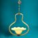 Yellow Italian Murano Glass Pendant Light