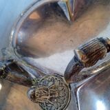 St Louis XV silver metal servant display - 2 hallmarks