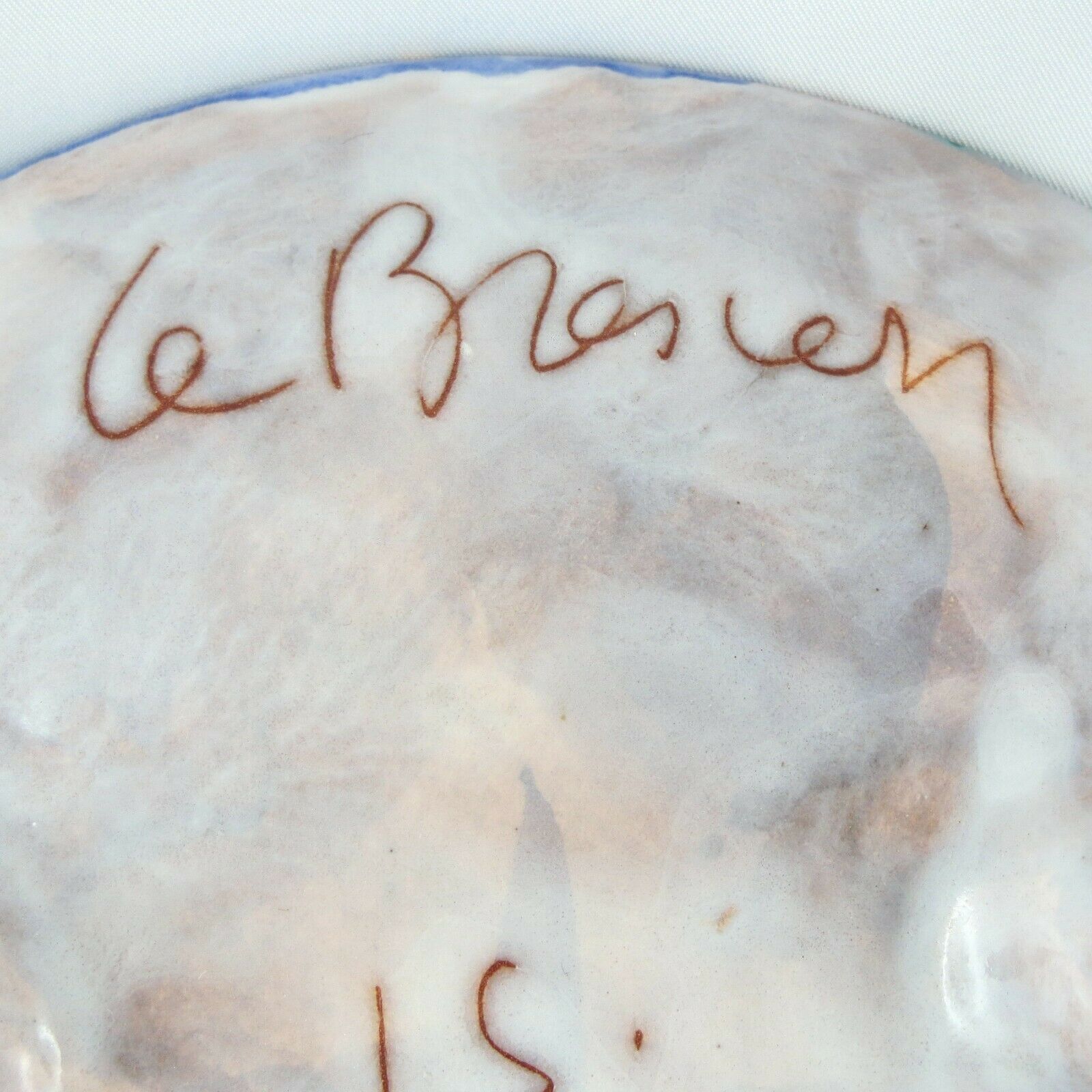 Ceramic tripod Le Brescou vintage Vallauris