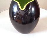 Two-tone ceramic pitcher Keramos Sèvres 1960s
