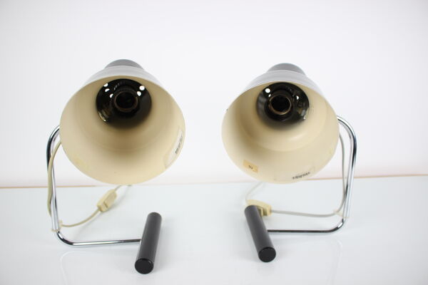 Lampes De Table Du milieu Du Siècle Conçues Par Josef Hurka Pour napako, Années 1970