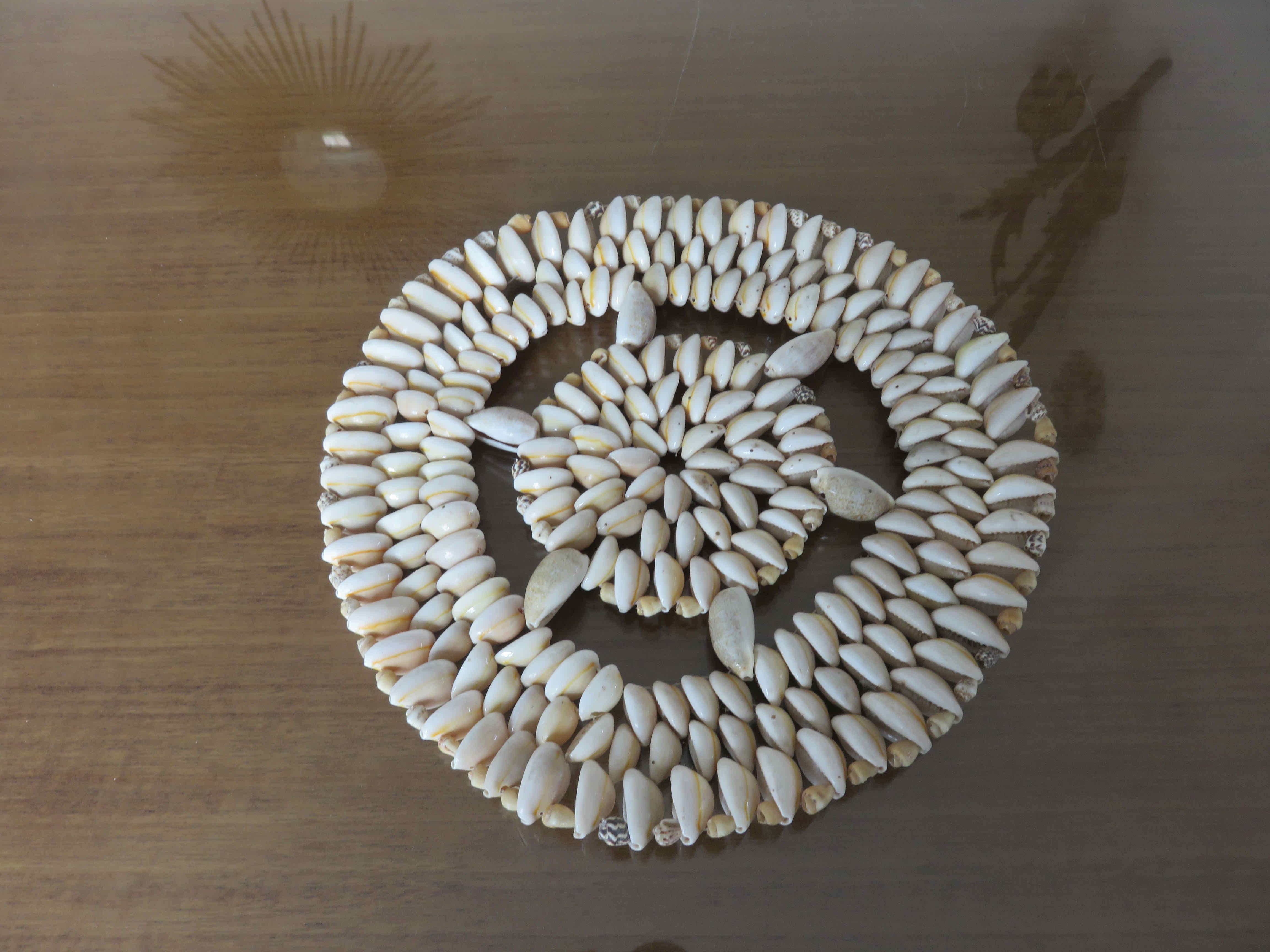 Pair of shell dishes underside 70s